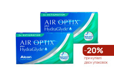 Месячные контактные линзы Air Optix plus HydraGlyde for Astigmatism - № 2